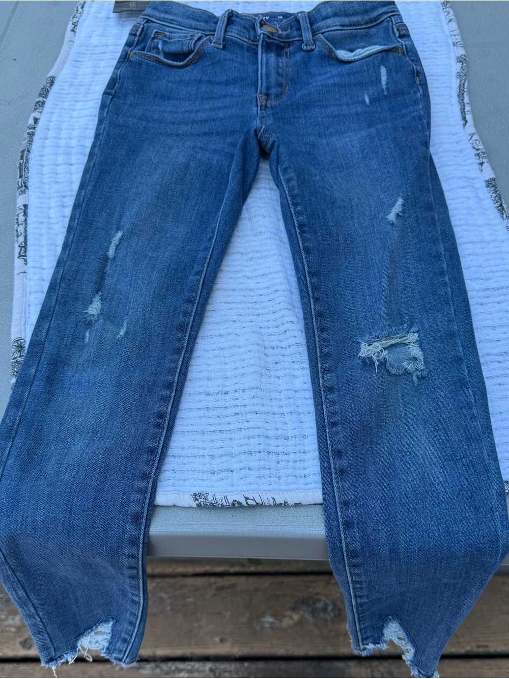 Old Navy Distressed Blue Denim Jeans for Kids